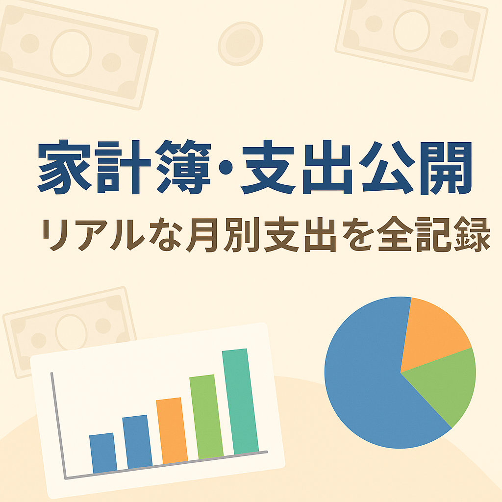 家計簿・支出公開｜リアルな月別支出を全記録